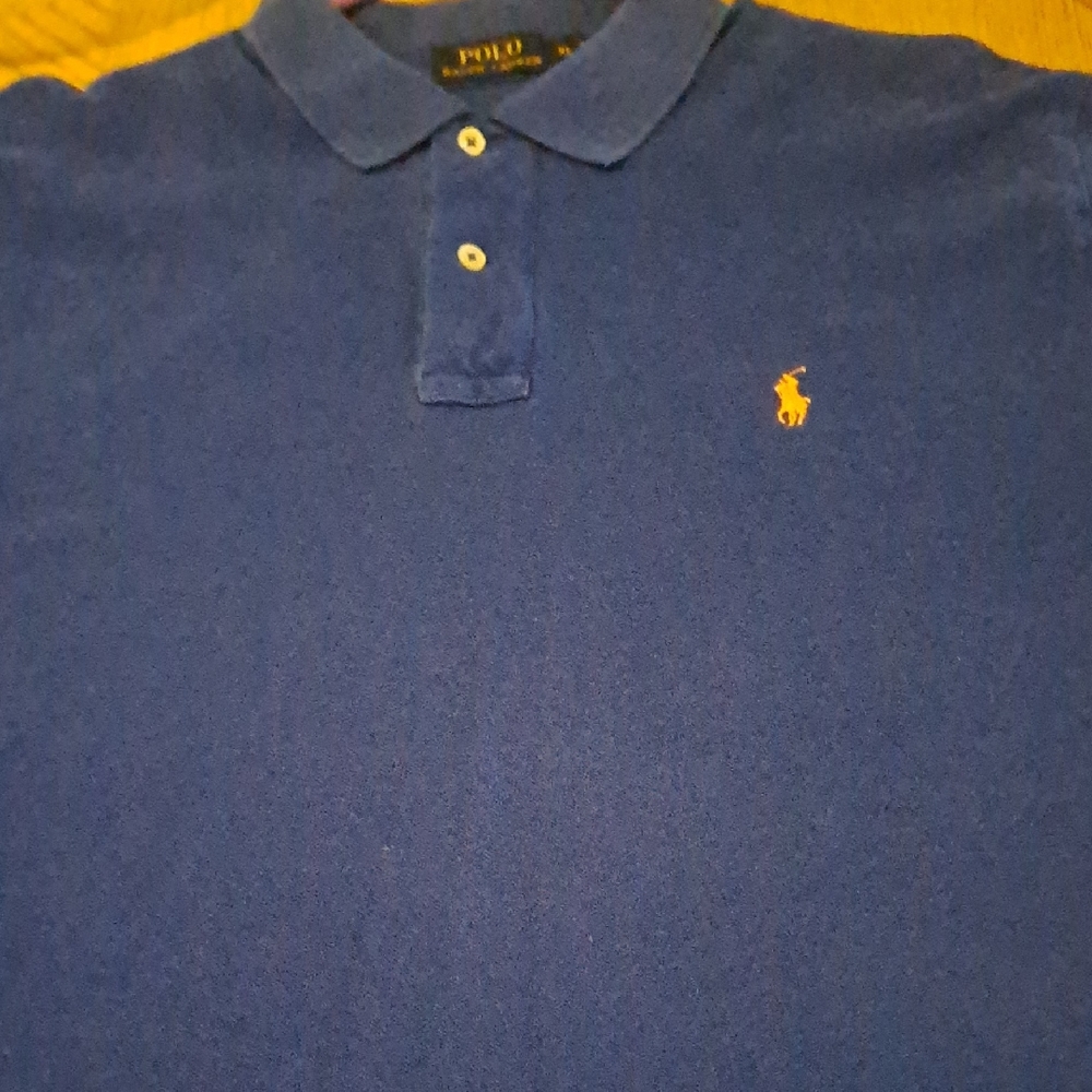 Polo by Ralph Lauren Men's Classic Blue Polo Shirt